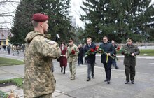 Фото 5: Мер Львова привітав наших захисників з 80-ої бригади