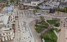 Фото 3: На площі Двірцевій облаштовують новий фонтан