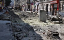 Фото 17: На вул Куліша триває ремонт