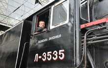 Фото 4: Сьогодні у парк «Знесіння» їздив раритетний поїзд