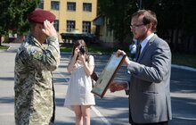 Фото 20: У Львові привітали й відзначили військових 80-ї десантно-штурмової бригади, які повернулися з передової