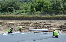 Фото 35: На Грибовицькому полігоні ТПВ технічна рекультивація перейшла до наступного етапу