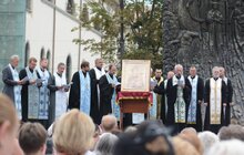 Фото 7: У День Незалежності «Дударик» виконав в центрі Львова акафіст