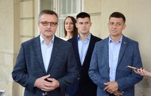Фото 4: До Львова завітав Ніко Амірґулашвілі, котрий пішки йде з Вільнюса до Тбілісі