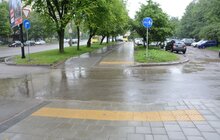 Фото 13: У Львові продовжують облаштовувати велодоріжки: роботи тривають на низці вулиць