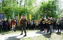 Фото 5: У Львові на місці колишнього концтабору «Шталаг-328» відбулися поминальні заходи