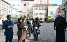 Фото 11: У співпраці з Інститутом «Полоніка» у Львові відреставрували 4 скульптури і чашу на фасаді храму Пресвятої Євхаристії (Домініканський собор)