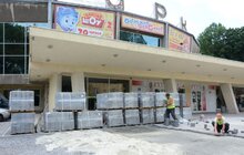Фото 4: Ремонтні роботи біля Львівського цирку стартували.