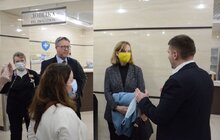 Фото 4: Крістіна Квін ознайомилась з роботою медичного об’єднання невідкладної допомоги у Львові