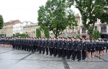 Фото 1: У Львові посвятили в захисники правопорядку випускників Львівського державного університету внутрішніх справ МВС України
