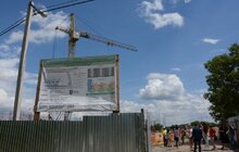Фото 14: У майбутньому будинку для учасників АТО вже збудували цокольний поверх
