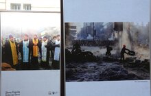 Фото 6: Біля ратуші представили тематичну виставку пам’яті Героїв Небесної Сотні