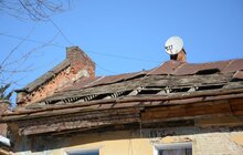 Фото 15: Мер Львова про зсув даху на вул. Некрасова: «Загрози обвалення будинку немає»