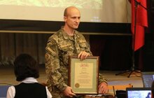 Фото 4: Мер Львова привітав військових у госпіталі з Днем захисника України