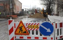Фото 5: Триває ремонт вул. Шевченка: з 7 березня перекрито для руху транспорту вул. Левандівську, а з 14 березня перекриють вул. Шевченка