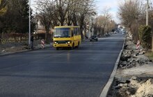 Фото 13: На вул. Личаківській на відрізку від «Ензиму» до вул. Букової постелили верхній шар асфальту: вулиця відкрита для проїзду