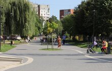 Фото 6: Мер оглянув оновлений громадський простір на вул. Зубрівська — Довженка