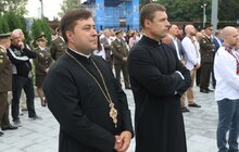 Фото 30: У Львові на найбільшому флагштоку урочисто підняли прапор України