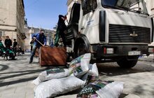 Фото 25: На вул. Л. Українки відремонтували тротуар та висаджують клени