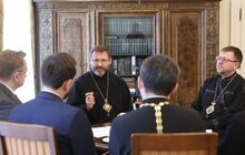 Фото 9: У львівській Ратуші відбулася зустріч міського голови Львова Андрія Садового з Блаженнішим Святославом