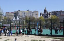 Фото 11: Сихівчани отримали спортивний ігровий мультифункціональний майданчик із штучним покриттям