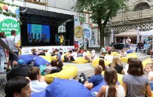 Фото 18: У дворику Ратуші запрацювала фан-зона Lviv Olympic Space