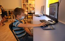 Фото 1: Відсьогодні оновлена медіатека «Під Високим Замком» офіційно відкриває двері для юних читачів