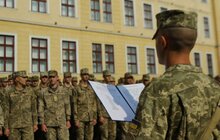 Фото 48: Військова присяга на вірність українському народу в Академії Сагайдачного