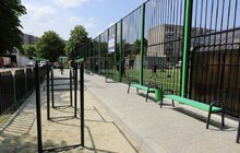 Фото 10: На вул. Шевченка облаштували сучасний мультифункційний спортивний майданчик
