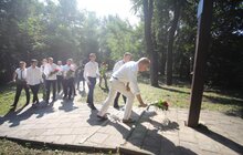 Фото 3: У Львові влада міста зі студентами вшанували загиблих на «Цитаделі» у 80-ті роковини початку Другої світової війни