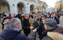 Фото 8: Напередодні Різдва у Львові встановили Різдвяного Дідуха