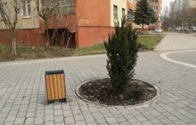 Фото 15: На Сихові завершують роботи з облаштування нового громадського простору