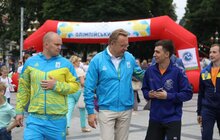 Фото 24: У Львові триває Олімпійський день — показові виступи з майстер-класами, забіг та розіграш подарунків