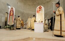 Фото 8: Глава УГКЦ Блаженніший Святослав у співслужінні з єпископами Синоду УГКЦ освятив унікальний храм Софії-Премудрості Божої
