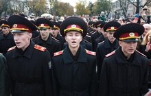 Фото 1: В День захисника України першокурсники ліцею ім. Героїв Крут склали «Урочисту Клятву»