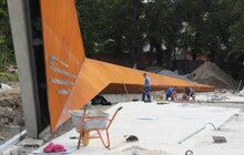 Фото 13: Триває будівництво Меморіалу пам’яті Героїв Небесної Сотні у Львові — 65% робіт вже виконано