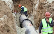 Фото 20: У с. Лисиничі ремонтні бригади ЛМКП «Львівводоканал» проводять заміну аварійного магістрального водогону