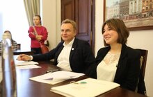 Фото 13: Апаратну нараду в мерії вперше провела юна львів’янка