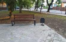 Фото 5: У сквері на перехресті вул. Дорога Кривчицька – вул. П. Ніщинського облаштували доріжки та благоустрій