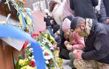 Фото 17: У Львові з нагоди Дня Гідності та Свободи організували мистецьку акцію