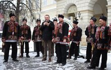 Фото 18: Колядники з Верховини у Львові показали справжні традиції, що живуть і зберігаються сотні років поміж Карпатськими горами