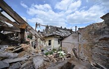 Фото 4: Непридатні для відновлення будинки, які росія зруйнувала у Львові 4 вересня, демонтовують: на їх місці буде громадський простір (відео)