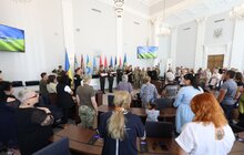 Фото 3: У мерії Львова посмертно нагородили львів'ян, які боронили незалежність України (фото/відео)