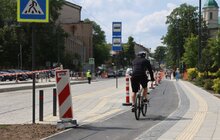 Фото 3: На вул. Шевченка протестували рух трамваїв