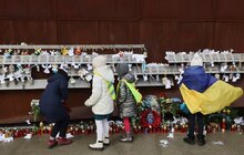 Фото 19: З нагоди Дня пам'яті Героїв Небесної Сотні у Львові підняли прапор Андрія Дигдаловича, який загинув на Майдані (відео)