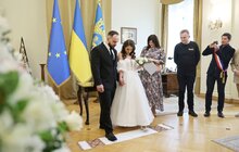 Фото 6: Військовий одружився у львівській Ратуші (відео)