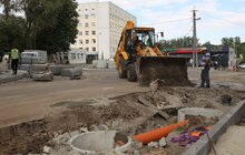Фото 9: У Львові ремонтують дорогу до онкоцентру на вул. Гашека: дістатися до лікарні буде зручніше
