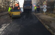 Фото 7: На вихідних комунальні служби проводили ямковий ремонт: використали 72,6 тонн асфальту