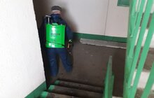 Фото 10: Комунальні служби Львова проводять миття та дезінфекцію в місті