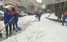 Фото 43: Працівники Львівської мерії долучились до прибирання міста від снігу